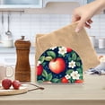 thumbnail image 2 of Yayeee Napkin Holder for Table Set of 2 Kitchen Paper Tissue Organization, Blue Apple Pattern, 2 of 8
