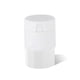thumbnail image 5 of Divisor de pastillas Toystoory plástico Taza de agua 4 capas Ranura en forma de V portátil antideslizante Trituradora Blanco 2piezas, 5 of 6