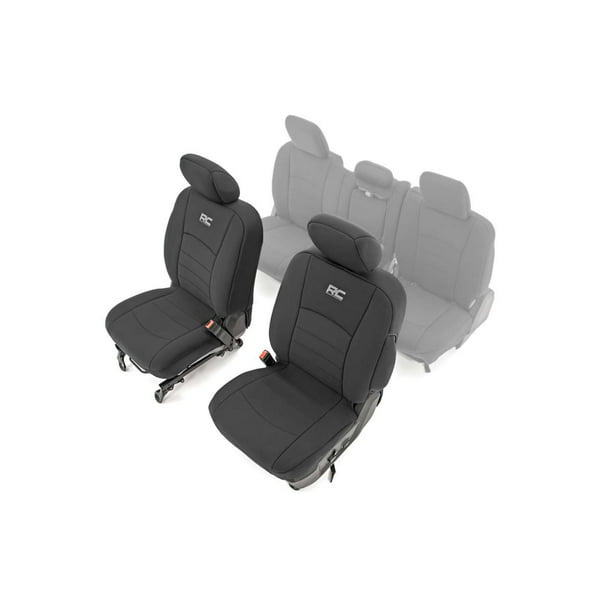 Rough Country Neoprene Seat Covers For 09 18 Ram 1500 10 2500 3500 91028 Com - 2007 Dodge Ram 2500 Front Seat Covers