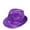 D742/Dark Purple, variant on Children's Fedora Hat For Boys Girls Kids Novelty Party Hat For Festive Celebrations Top Hat Design Dress Up Comfort