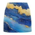 thumbnail image 7 of Women's Leisure Fitness Sports Tie Dyed Printed Double Layer Skirt Pants Pocket Half Skirt Skater Skirts Crib Bed Skirt Girls Midi Skirt Skirt Bathing Suits for Women Tennis Skirt with Shorts Skirt, 7 of 7