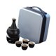 thumbnail image 4 of Juego de tazas de Sake de cerámica con calentador, decantador de vino, botella de Sake, artículos para beber antiguos, portavelas de regalo, juego de negro, 4 of 9