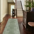 thumbnail image 5 of NICETOWN 2'x8' Runner Rugs for Kitchen, Machine Washable Modern Area Rug Non Slip Stain Resistant Floor Carpet Soft Foldable Rug for Entryway Bathroom Laundry Room, Sage Green, 5 of 10