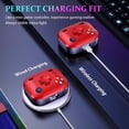 thumbnail image 4 of V-MORO Airpods Pro 2nd Generation Headphone Case with Case Cleaner and Booster, Rugged TPU Gaming Controller Design, Wireless Charging, Red, 1 Pack, 4 of 5