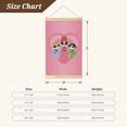 thumbnail image 3 of The Powerpuff Girls Wooden Shaft Hanging Poster Home Decor Poster Wall Art Painting For Living Room Bedroom 16"X24", 3 of 7