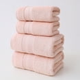 thumbnail image 1 of Juego de 4 toallas de baño gruesas, suaves y absorbentes, ideal para el hogar y el baño., 1 of 6
