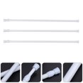 thumbnail image 2 of 3pcs Carbon Steel Pole Multi-use Shower Curtain Rod Adjustable Telescopic Rod, 2 of 7