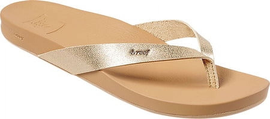 rose gold reef flip flops