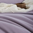 thumbnail image 4 of Full Size Comforter Sets Solid Dusty Purple Bedding Comforters 7 Piece Grayish Purple Microfiber Comforters Set with Sheets Boho Aesthetic Bedding Soft All Season for Women and Men, 4 of 13