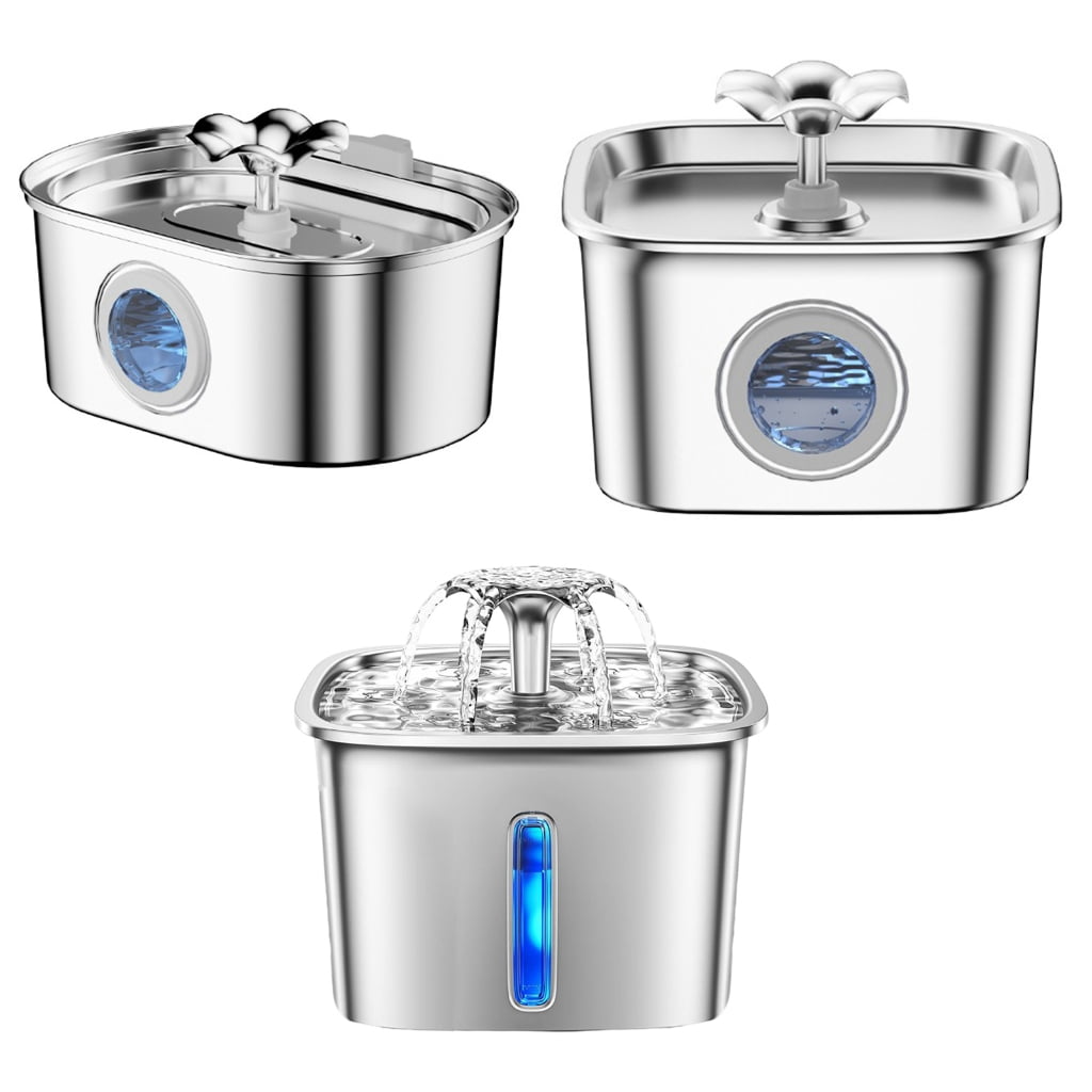 88oz Cats Fountain with Water Filtering for Dog Cats Automatic Flower Pet Water Fountain Recirculated Water Dispenser