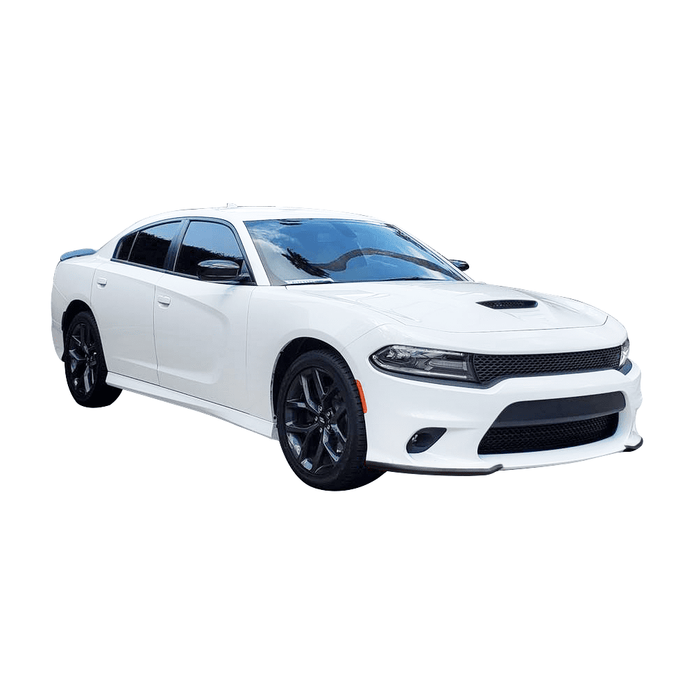 Ikon Motorsports Compatible with 15-23 Dodge Charger SRT Scat Pack Front Bumper Lip Splitter Gloss Black
