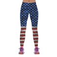 thumbnail image 3 of Gibobby Pantalon yoga mujer Mujeres Casual Cuatro de julio Día de la Independencia Impreso Deportes Leggings Pantalones largos(Azul oscuro,M), 3 of 5