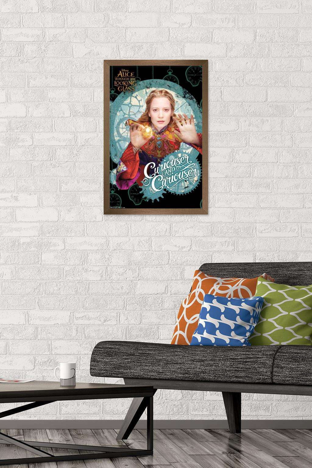 Disney Alice Through the Looking Glass - Alice Wall Poster, 14.725" x 22.375", Framed