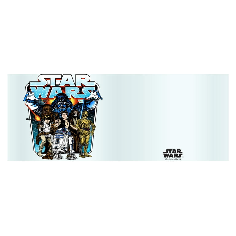 Star Wars Vintage Hero Character Frame Tritan Drinking Cup - Clear - 24 oz.