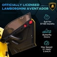 thumbnail image 4 of Aosom Lamborghini Aventador 12V Licensed Kids Ride on Car with Scissor Doors, Easy Transport, Remote, Suspension System, Horn, Music, Lights, Yellow, 4 of 10