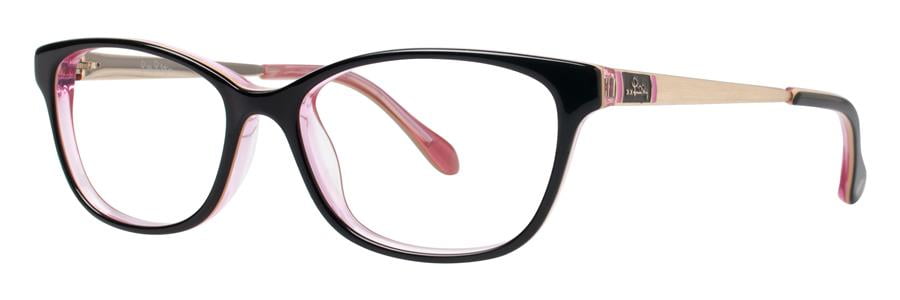 Lilly Pulitzer WAKELY Black Eyeglasses Size51