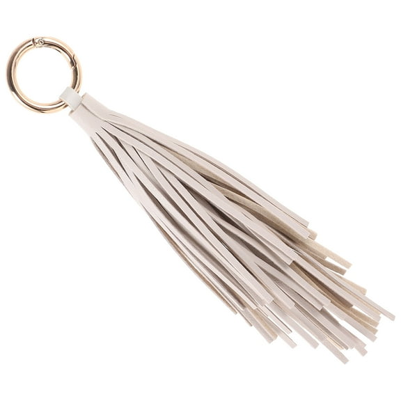 Leather Tassel Key Keyring Keychain Purse Charm Backpack Decor Cars Charms with Clasp Making for