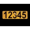 thumbnail image 3 of Curb-N-Sign Reflective 911 Address Sign for Mailbox, Single/Double Sided, Solid Aluminum, Custom and Pre-Drilled signs Horizontal/Vertical, 5 Year Warranty (Single Sided (Horizontal, Gold), 3 of 9