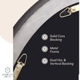 thumbnail image 5 of Hamilton Hills Silver 24""x36"" Oval Mirror | Classic Contemporary Design, 5 of 9