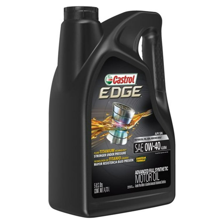 Castrol Edge 0W-40 A3/B4 Advanced Full Synthetic Motor Oil,, 59% OFF