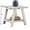 White, variant on Natural Grain Table / Library Corner / Has Storage Function