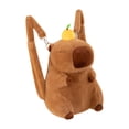 thumbnail image 1 of Mochila de felpa de Capybara, divertida y bonita mochila de dibujos animados para regalos, 1 of 10