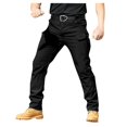 thumbnail image 1 of Pantalon Cargo pour Homme Coupe Décontractée Coupe Ajustée Jambe Droite Pantalon Décontracté pour Homme Pantalon de Randonnée Pantalon pour Homme avec Poches, 1 of 5