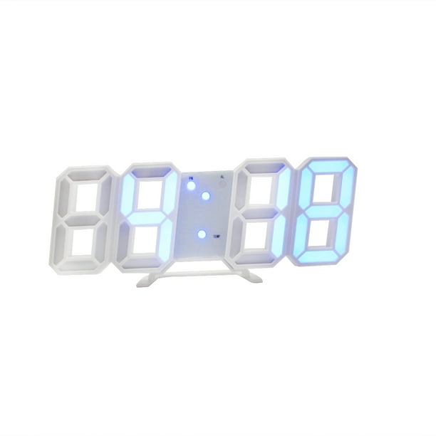 Llevó La Luz Del Reloj De Pared Del Sensor De La Luz Del Despertador De Digitaces Para La Oficina Casera De La Cocina 3D Guardurnaity HA026717-02