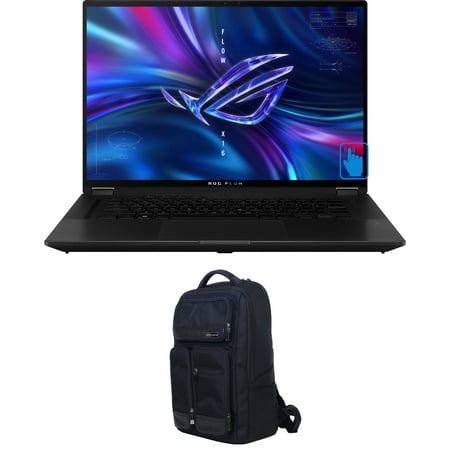 ASUS ROG Flow X16 GV601 Gaming/Entertainment Laptop (AMD Ryzen 9 6900HS 8-Core, 16.0in 165Hz Touch Wide QXGA (2560x1600), NVIDIA GeForce RTX 3060, Win 10 Pro) with Atlas Backpack