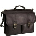 thumbnail image 2 of David King & Co 143C Dowel Laptop Briefcase- Cafe, 2 of 4