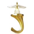 thumbnail image 1 of Hillman Fasteners 122409 Small Brass Versa Hook, 2 Count, 1 of 1