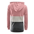 thumbnail image 6 of HAPIMO Women's Fashion Hoodie Sweatshirt T-Shirt Clothes for Women Striped Color Block Tops Pockets Drawstring Pullover Cozy Casual Sweatshirt Long Sleeve Blouse Pink XXL, 6 of 7