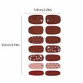 thumbnail image 3 of HHBEAUTY Colorful Full Nail Polish Stickers False Nail Design Stickers Full Nail Wraps for Women Girls Macaron Colors Graffiti Nail Stickers for Nails Stick On Nail Polish Strips, 3 of 3