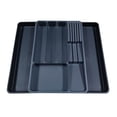 thumbnail image 2 of Organize Your Cutlery Drawer with Expandable Storage Rack - Adjustable Plastic Cutlery Organizer with Removable Dividers & Knife Block for Kitchen Drawers, 2 of 9