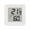 White, variant on KRONDO Indoor Digital Thermometer Hygrometer Mini LCD Temperature and Humidity Monitor Comfort with Bab For Bedroom Home