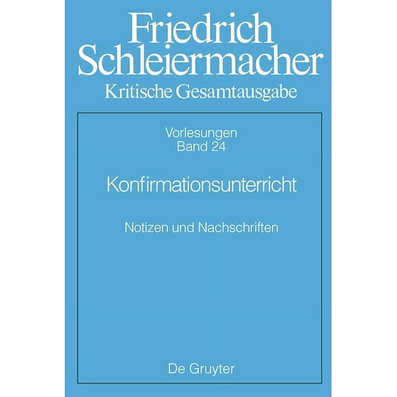 Konfirmationsunterricht: Notizen Und Nachschriften, (Hardcover)