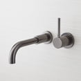 thumbnail image 3 of Signature Hardware 953764 Lexia 1.2 GPM Wall Mounted Widespread Bathroom Faucet - Gold, 3 of 7