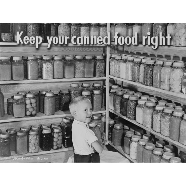 Canned Food History (36 x 24)