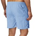 thumbnail image 4 of Men Swim Shorts Swim Shorts Men Men's Summer Casual Solid Color Capris Quick Drying Beach Pants Ndbuld Great Gifts for Less Light Blue 4XL, 4 of 4