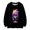Purple, variant on WTOBBY Women's Casual Long Sleeve Christmas Sweatshirt, Woolen Pullover with Fun Print, Ideal for Fall Vacations and Winter Holiday Events,Black L