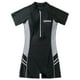 thumbnail image 3 of Traje de baño Sunnimix traje de Esnórquel con cremallera frontal Manga Corta XL Negro gris, 3 of 8