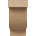 thumbnail image 2 of 9"W x 9"D x 18"H Wide Alpine Rough Cedar Woodgrain TimberThane Corbel, Primed Tan, 2 of 6