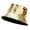 A1 Gold, variant on Unisex Reversible Metallic Bucket Hat,Wide Brim Fisherman Cap,Waterproof Rock Punk Hippie Trendy Hip Pop Sun Hat for Outdoor Fishing,Party Accessories Hats Gold