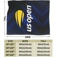 thumbnail image 3 of Us Open Tennis 2024 Fleece Blanket, Very Soft Microfiber Flannel Blanket for Couch Warm and Cozy for All Seasons, 3 of 6