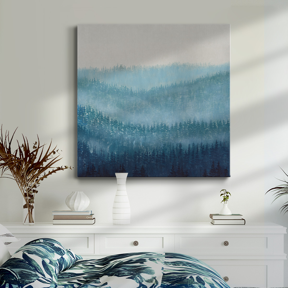 Wexford Home Smoky Ridge I-Premium Gallery Wrapped Canvas, 10" x 10" - Ready to Hang