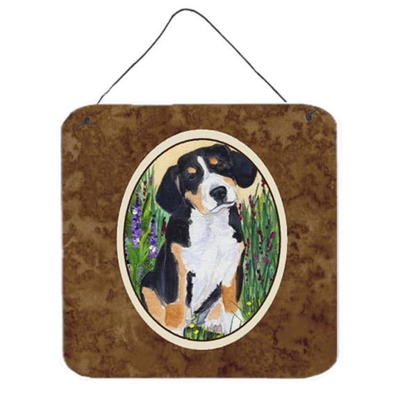 Entlebucher Mountain Dog Aluminium Metal Wall Or Door Hanging Prints - 6 x 6 In.