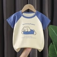 thumbnail image 2 of CAICJ98 Toddler Baby Boy Girl Cute Animals Cat Print T-Shirt Tops 6 12 18 24 Months 2T 3T 4T 5T Kids Short Sleeve Cotton Graphic Tee Shirts Basic Summer Tees (Beige,6-8 Months), 2 of 7