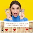 thumbnail image 3 of Customized Valentines Day Gifts for Kids Holiday Greeting Cards Name Photo Texts S1F8, 3 of 9