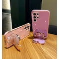 thumbnail image 2 of Popular entre las chicas, Hello Kitty, electrochapada 6D Meow, espejo de maquillaje, funda completa para teléfono Samsung S 23 Ultra S 22 S 21, 2 of 4