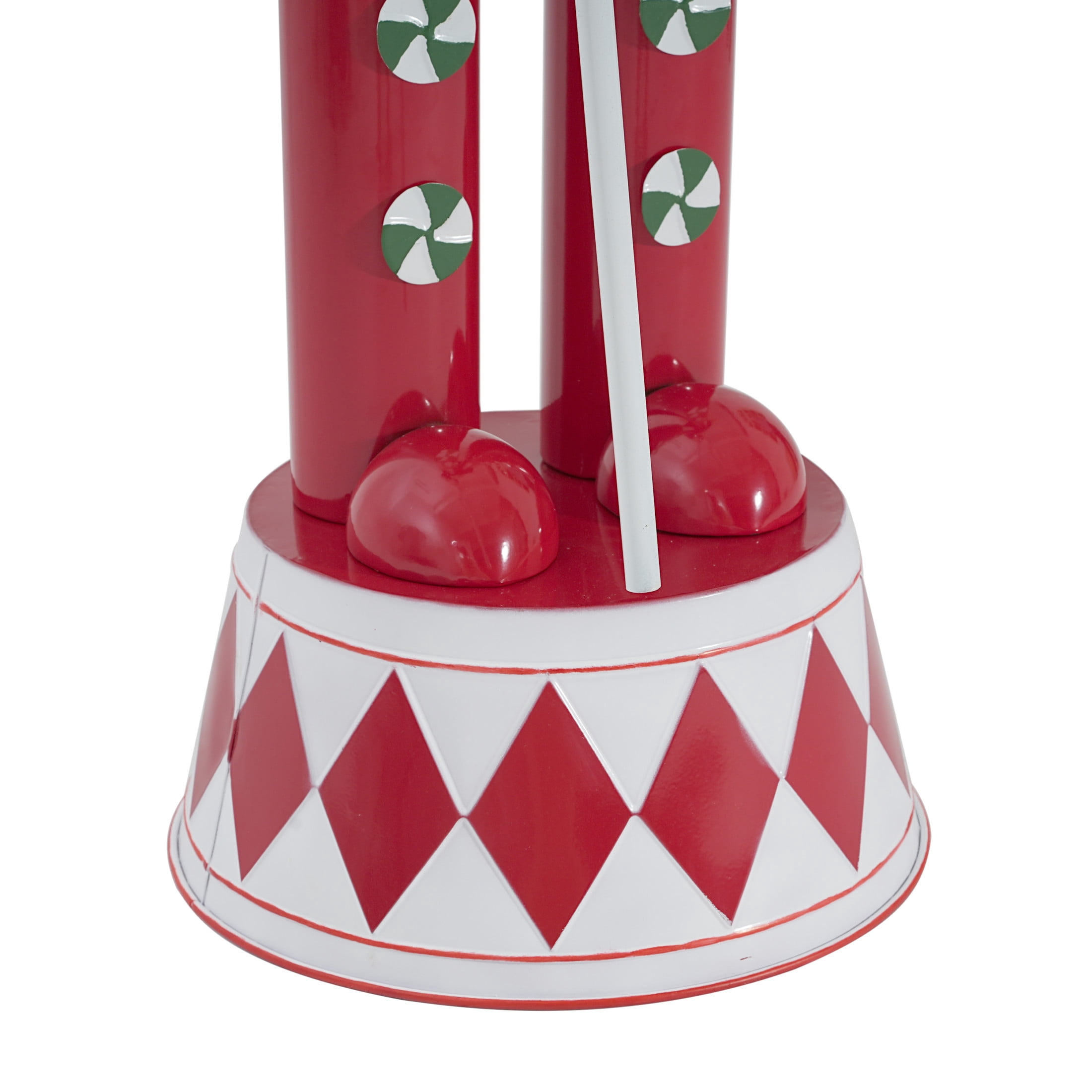 Christopher Knight Home 62" Classic Iron Nutcracker Holiday Decoration, Indoor Outdoor Festive Christmas Decor